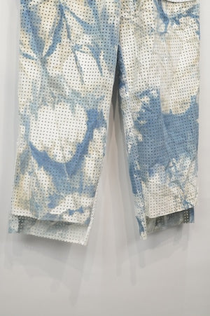 CLASS/Ultra Suede  Punching Hand Dyed Pants