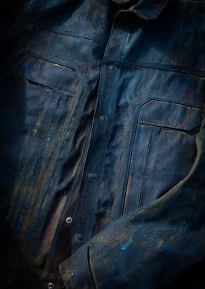 OPPOSE DUALITY /  6Pocket Panel Denim JKT Painted  Size 44   (220950)