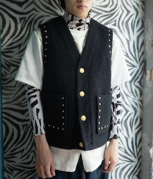 HAVERSACK (ATTIRE) / Brushed Print Turtleneck　（221026)