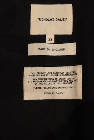 NICHOLAS DALEY / Black Denim ''WRAP KILT''　ND -AW24-WK2-CO-BK