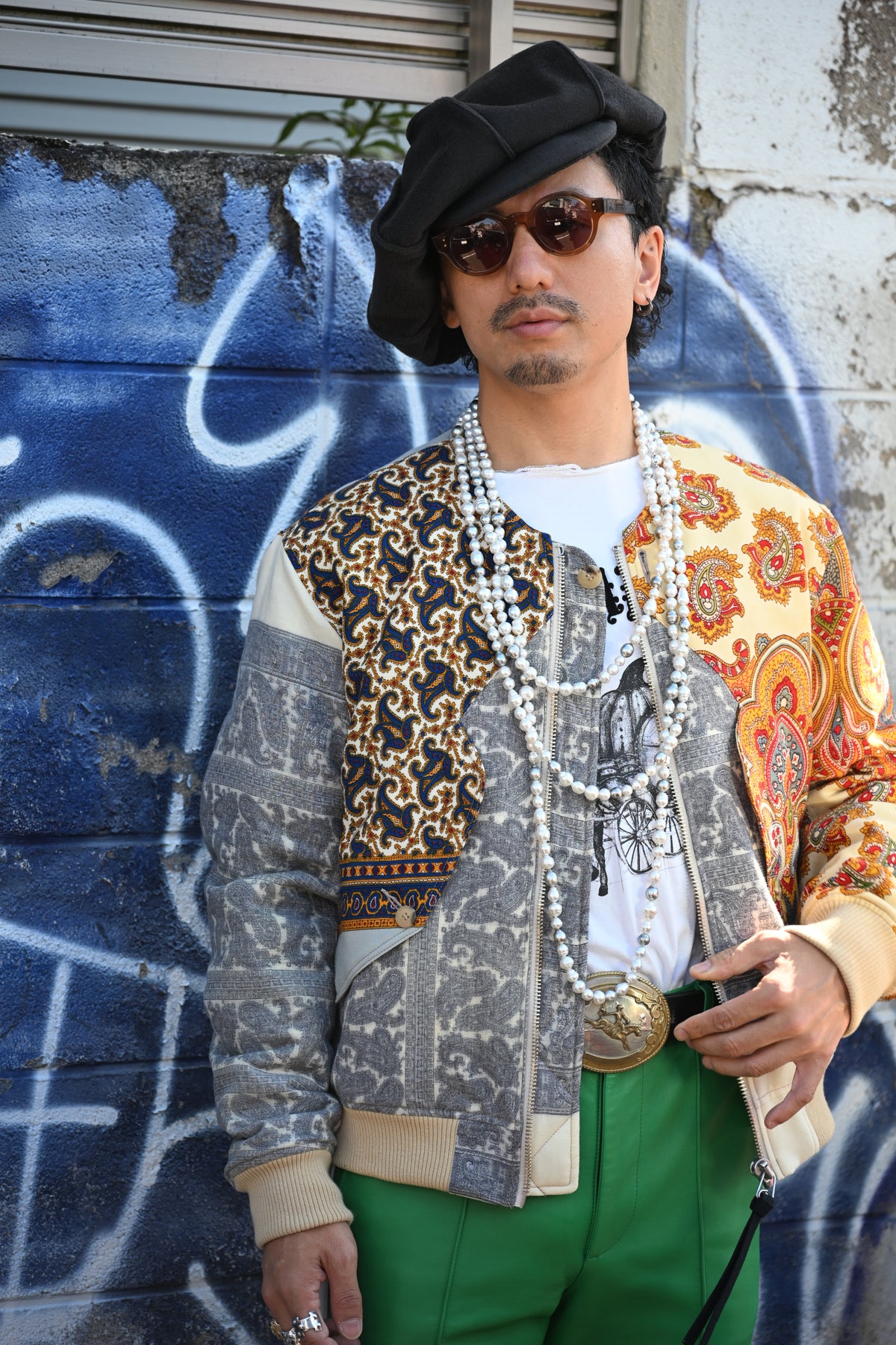 Paisley PatchWork Blouson  /  MASAO SHIMIZU   (221360)