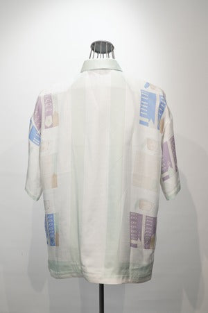 NOBNAGA Paris /Short-Sleeved Open-Collared Shirt