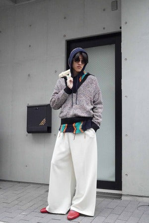 HS-ATTIRE (HAVERSACK) / 832500 7G Twisted Mesh Skipper Knit  (220902)