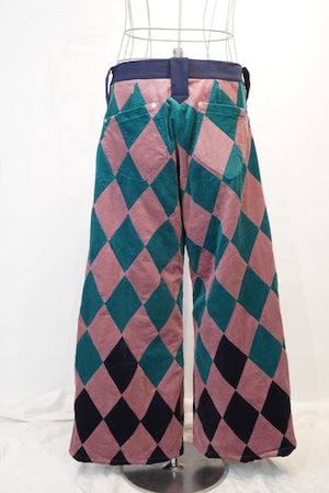 tokio / TKO-25AW-PT07 DIAMOND PATCHWORK  PANTS   (221115)