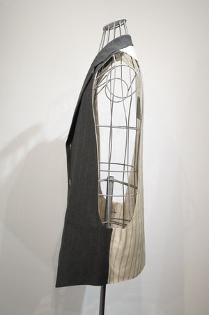 NOBNAGA Paris/Single 3B Notched Collar Long Vest