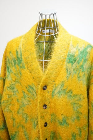 87 Avril 90 /  Tie-Dye Splash Mohair Cardigan