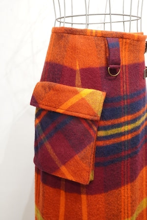 NICHOLAS DALEY /  Wool＆Mohair WRAP KILT　ND-AW24-WK1-WOMO-NDMD