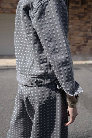 REVERBERATE /  REV-25SS-DJ02  GRED DENIM JACKET  (220957)