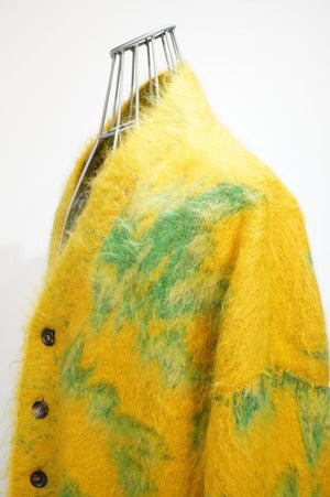 87 Avril 90 /  Tie-Dye Splash Mohair Cardigan