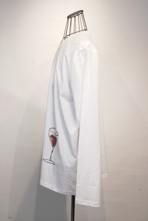 NOBNAGA Paris /  NOBNAGA Paris Iconic Wine Bottle Long T-Shirt (221089)