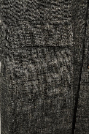 HS-Equipment(HAVERSACK) / Linen herringbone atelier coat
