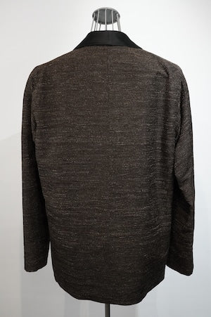 NOBNAGA Paris /   Kimono-Style Collar Smoking 大島紬 (Oshima Pongee's Silk)