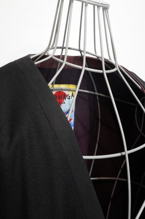 NOBNAGA Paris / ASYMMETRY NO-COLLAR REVERSIBLE COAT