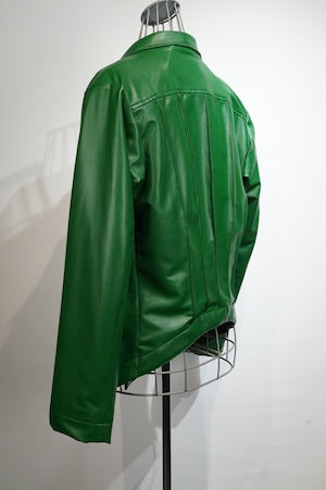 NOBNAGA Paris / Faux Leather Biker Jacket (220824)