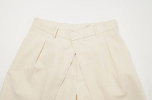 MAINU/Organic Cotton Amunzen Double Front Short Pants