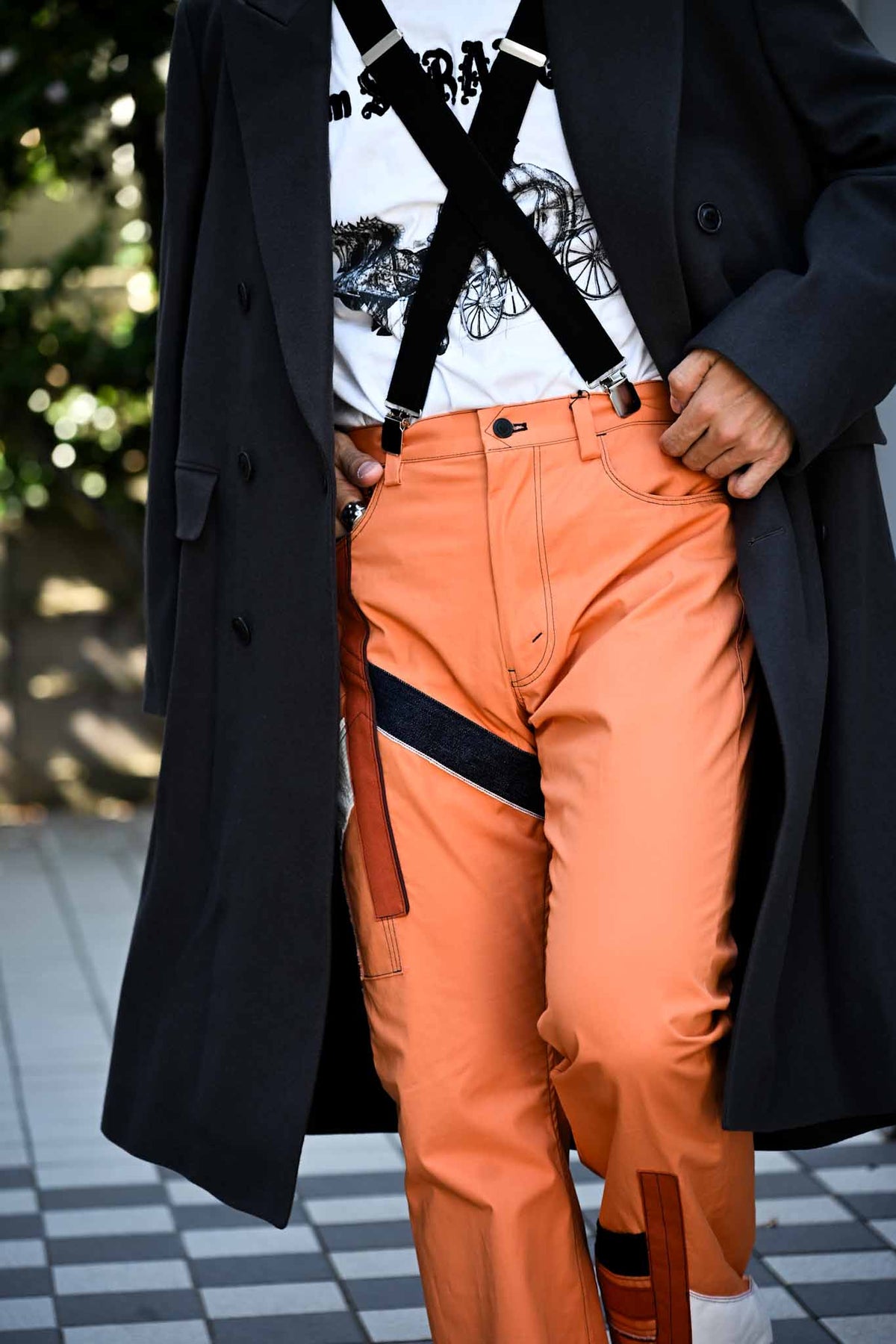 MA2608 Teracotta Flared Pants / MASAO SHIMIZU     (221358)