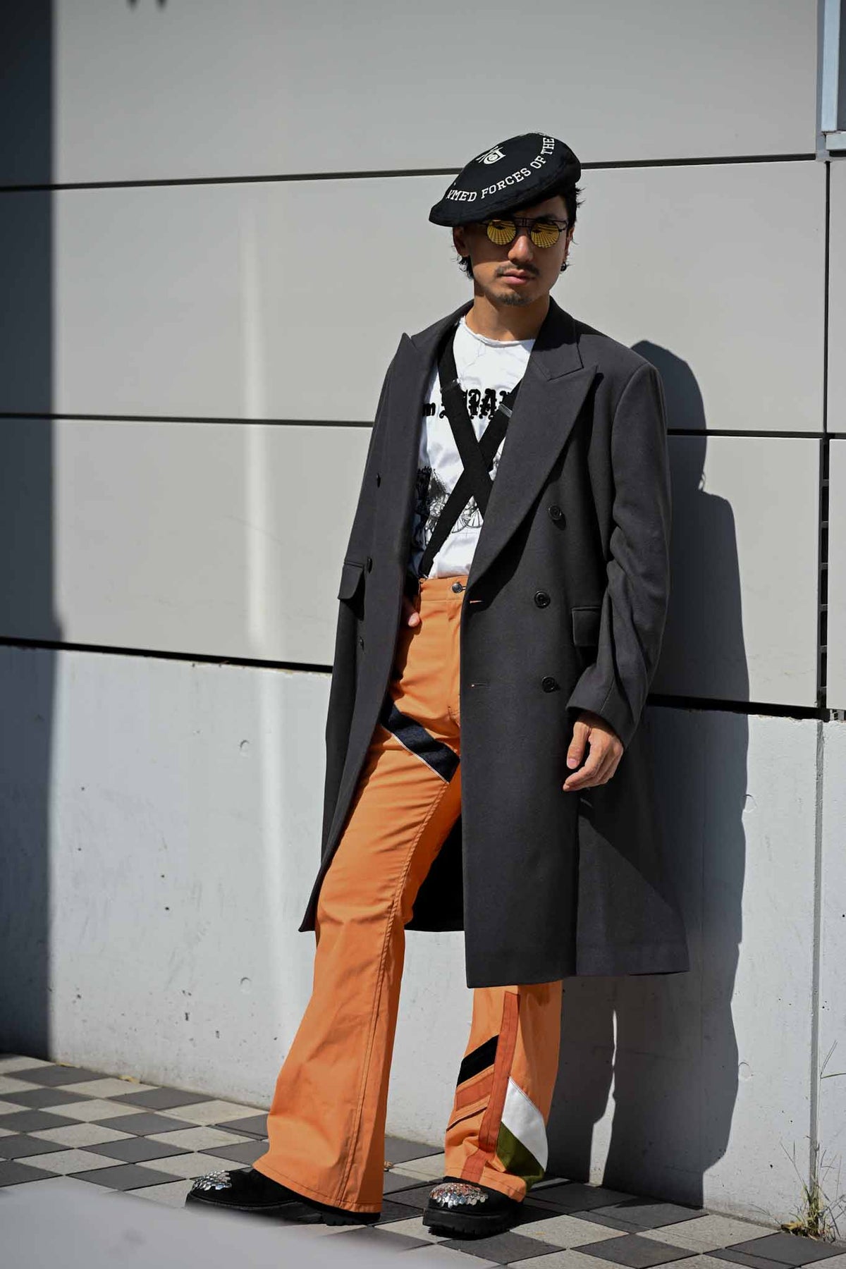 MA2608 Teracotta Flared Pants / MASAO SHIMIZU     (221358)