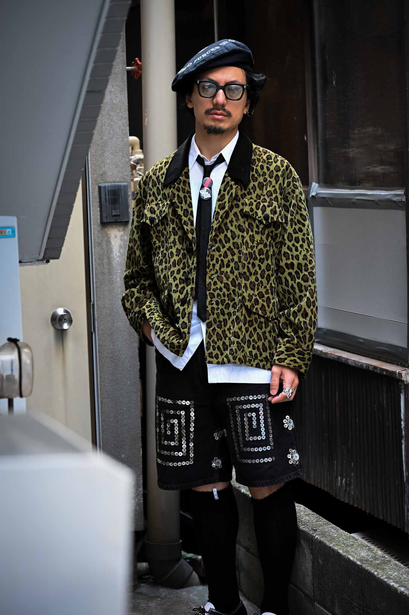 tokio / Psy Leopard Work Jacket  (221210)
