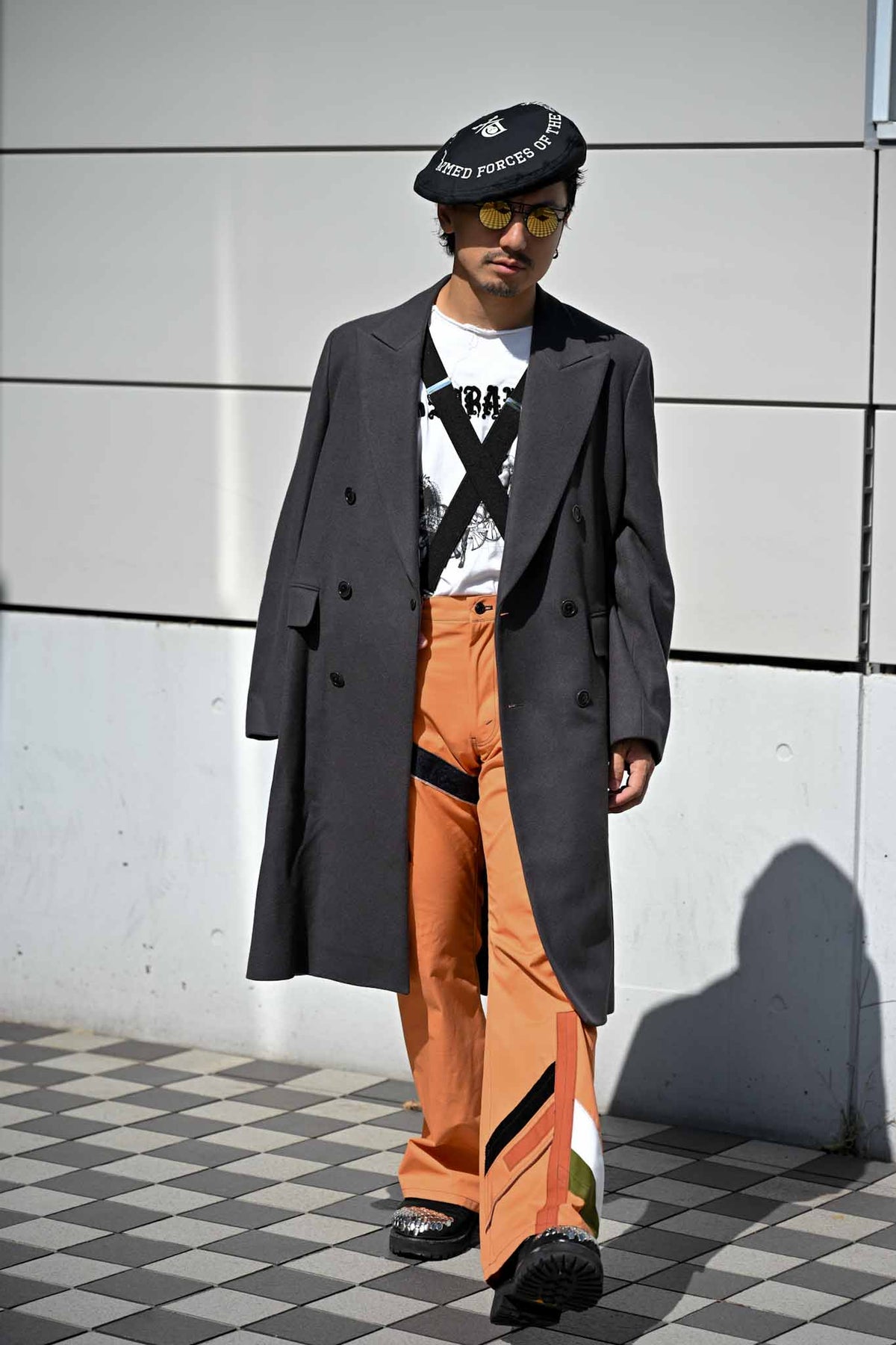 MA2608 Teracotta Flared Pants / MASAO SHIMIZU     (221358)