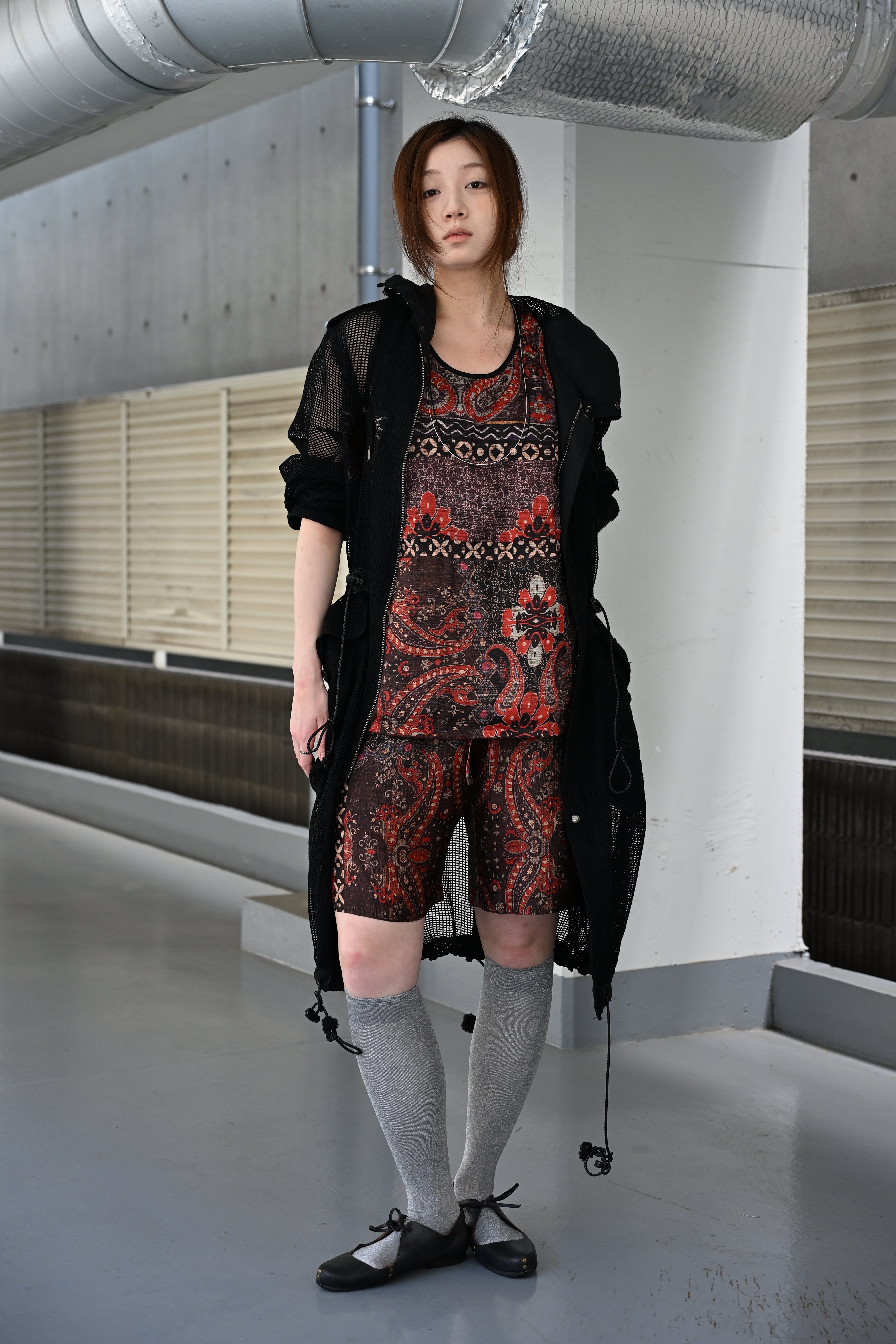 NOBNAGA Paris / Tank top with Contrasting Fabric for the Bodice  (221202)