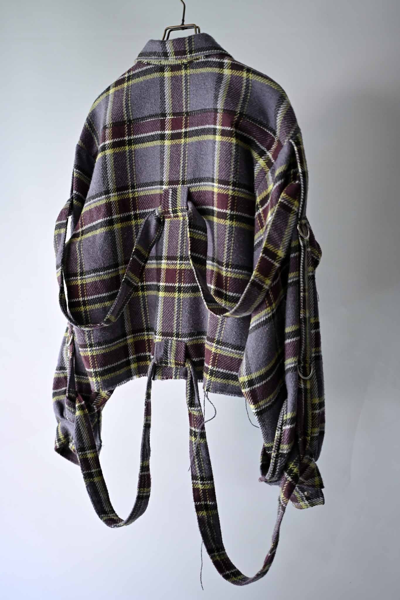 tokio/ Plaid Bontage Jacket   (221206)