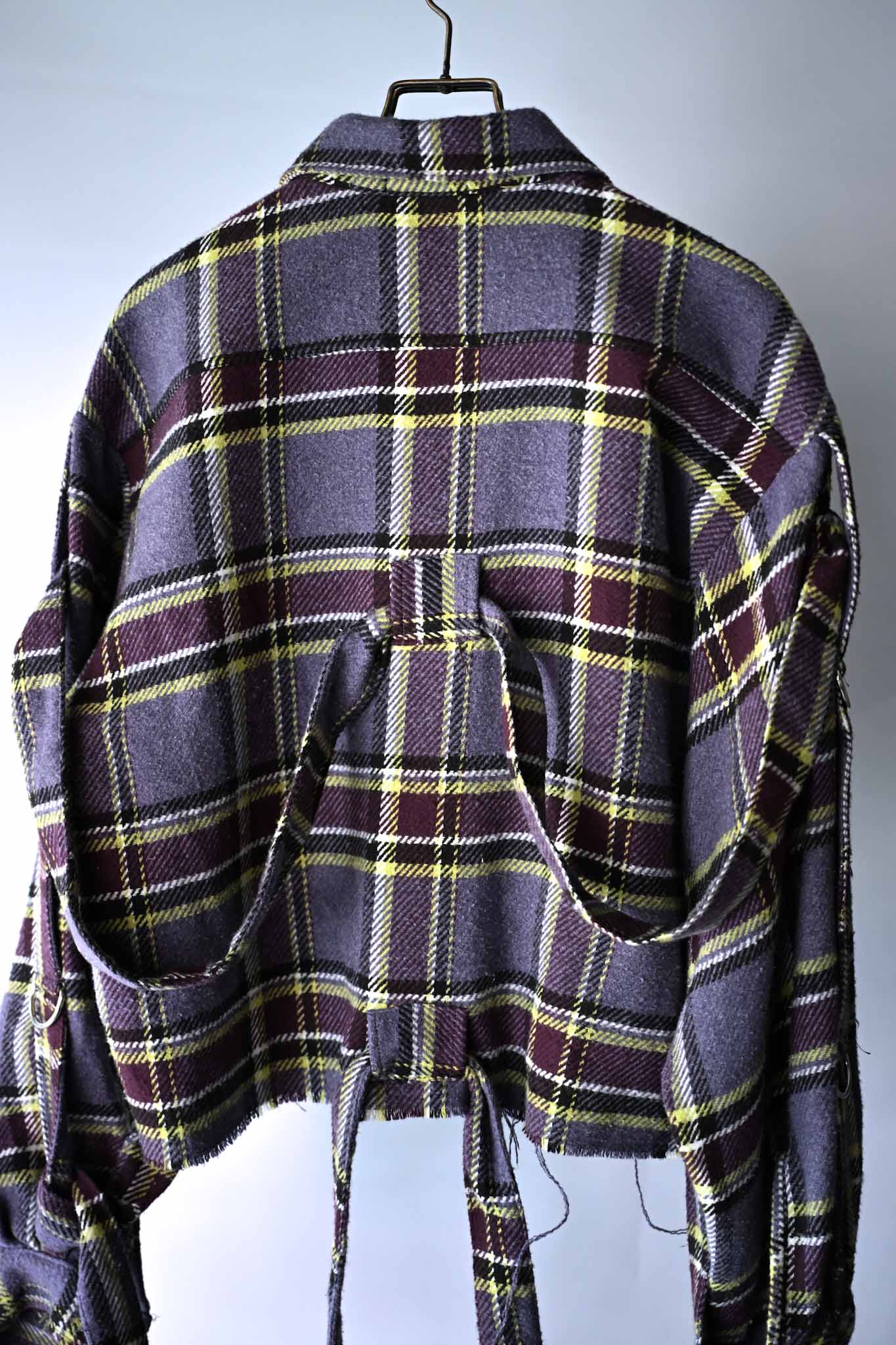 tokio/ Plaid Bontage Jacket   (221206)