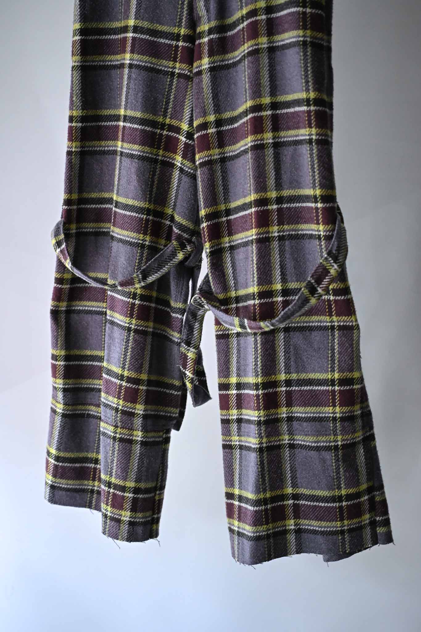 tokio / Plaid Bontage Pants  (221207)