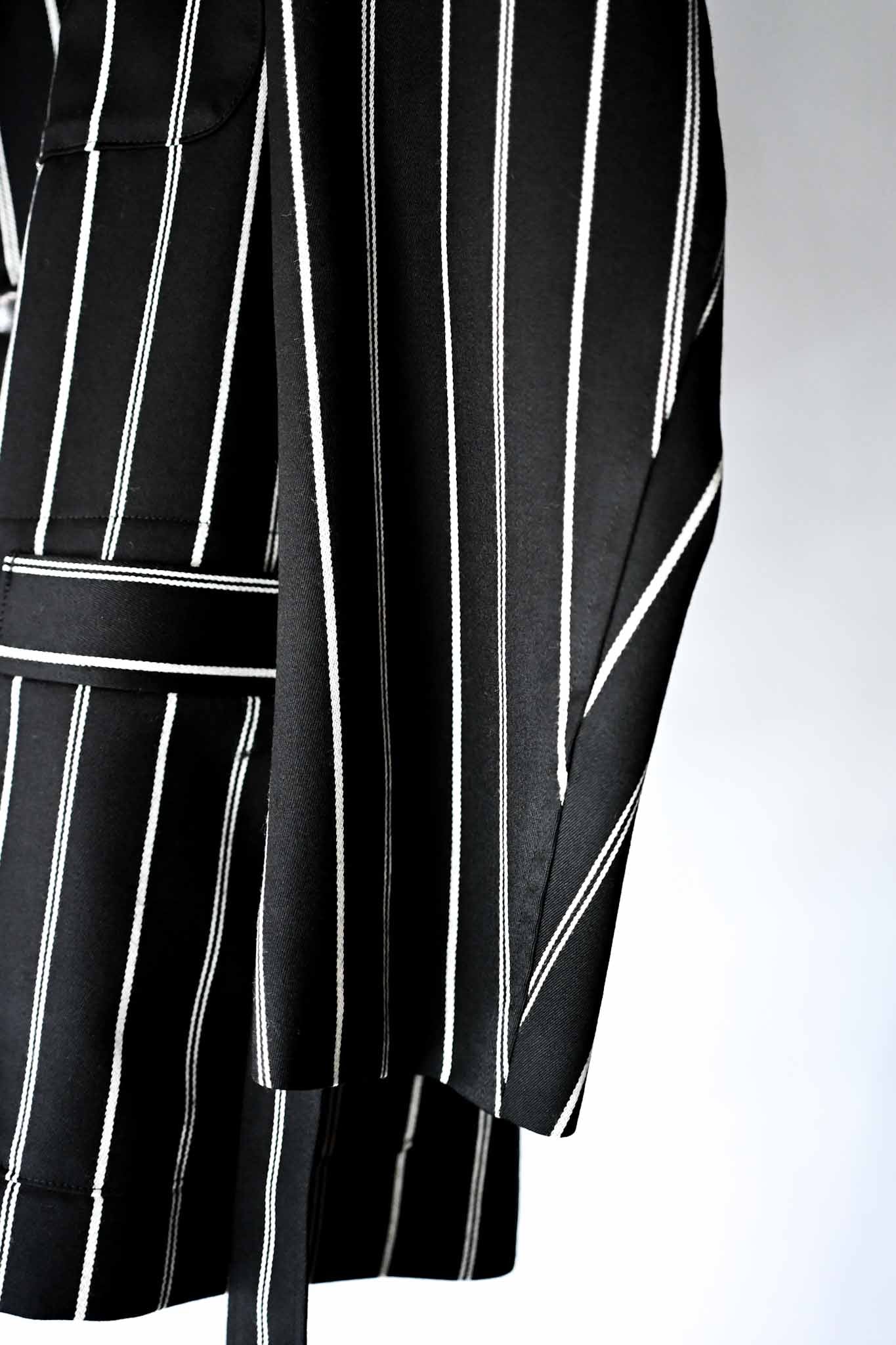 ADJUSTABLE COSTUME  /  20's STYLE REGATTA STRIPE BELTED JACKET    (221219)