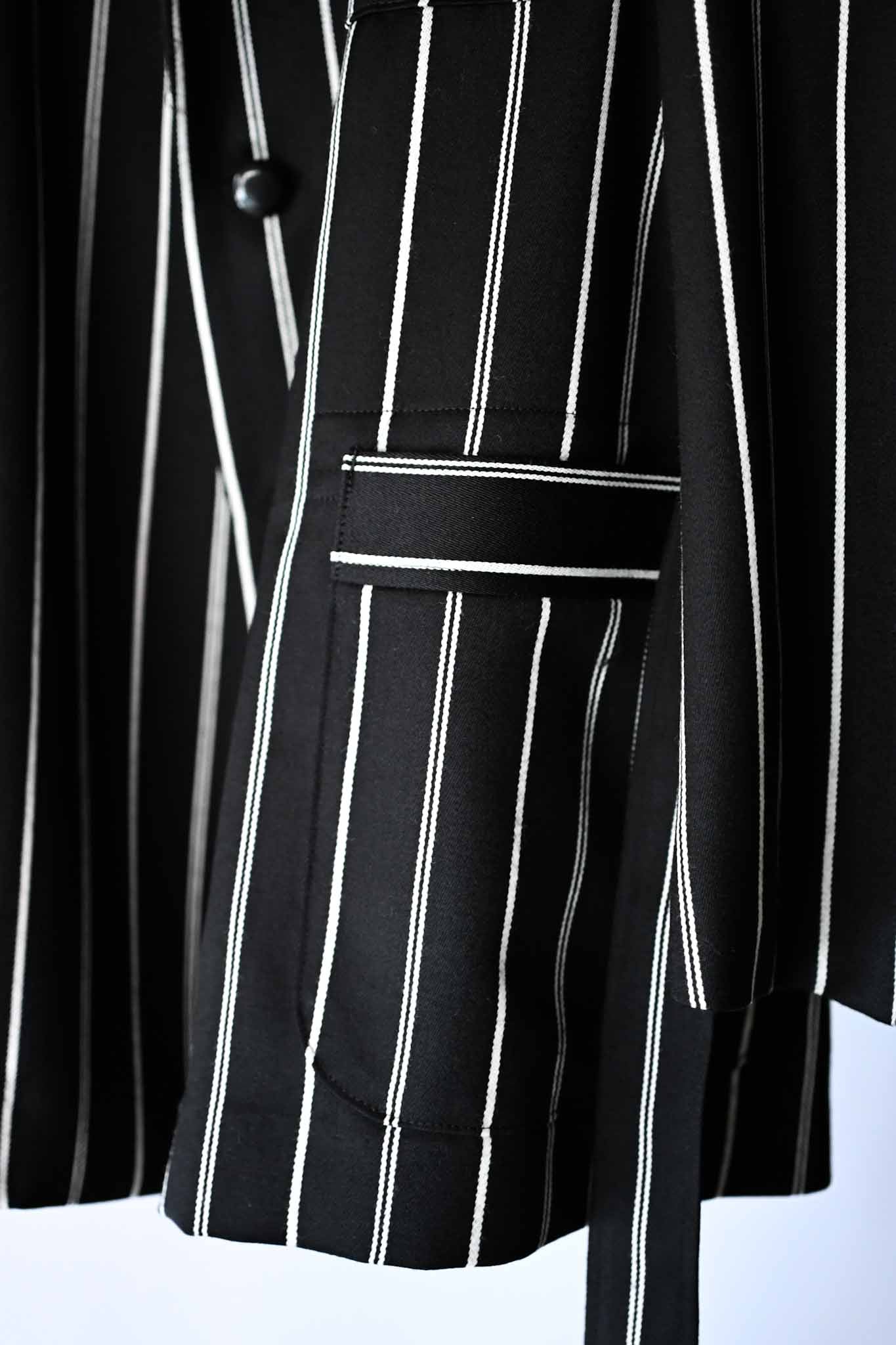 ADJUSTABLE COSTUME  /  20's STYLE REGATTA STRIPE BELTED JACKET    (221219)
