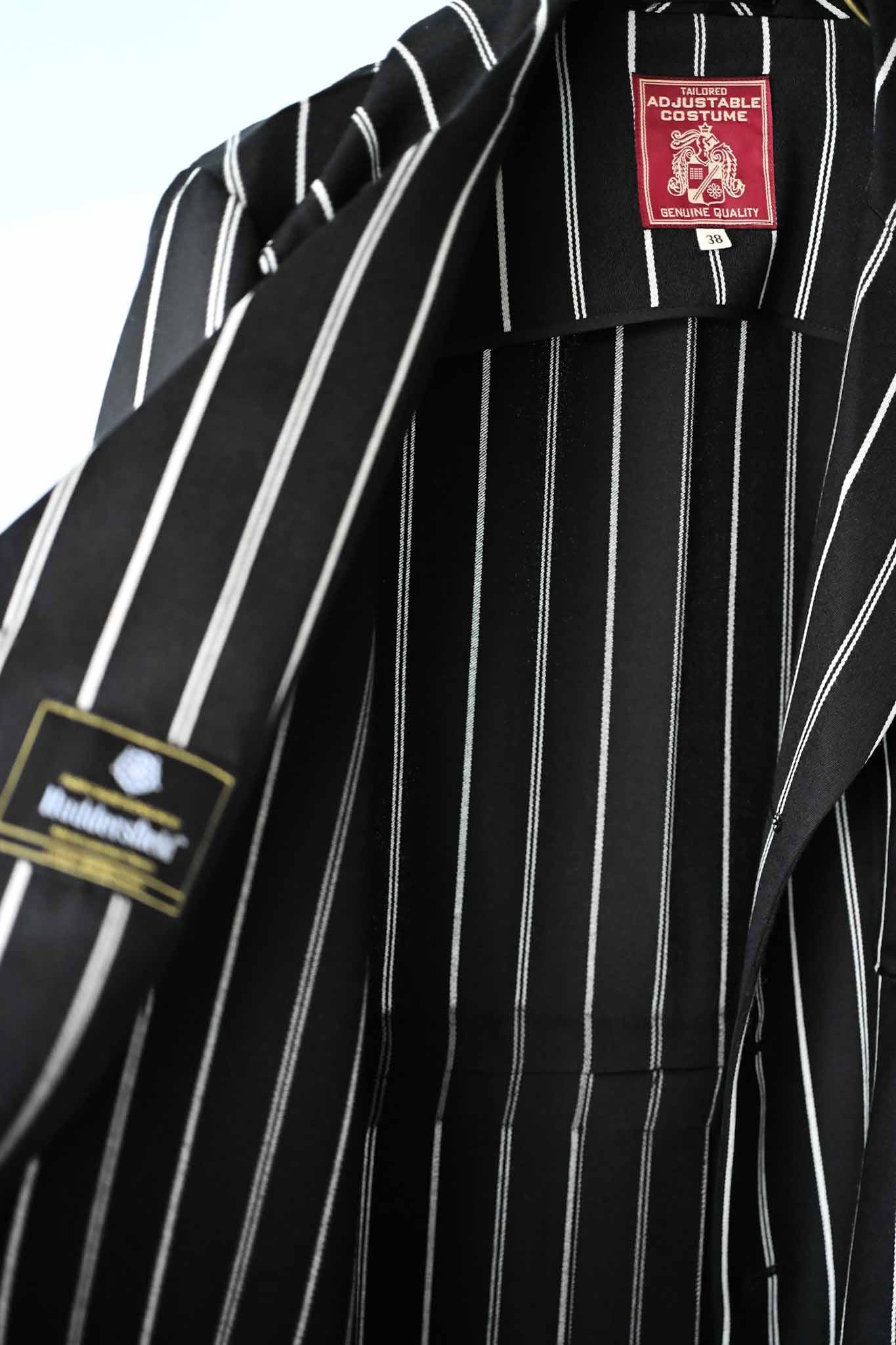 ADJUSTABLE COSTUME  /  20's STYLE REGATTA STRIPE BELTED JACKET    (221219)