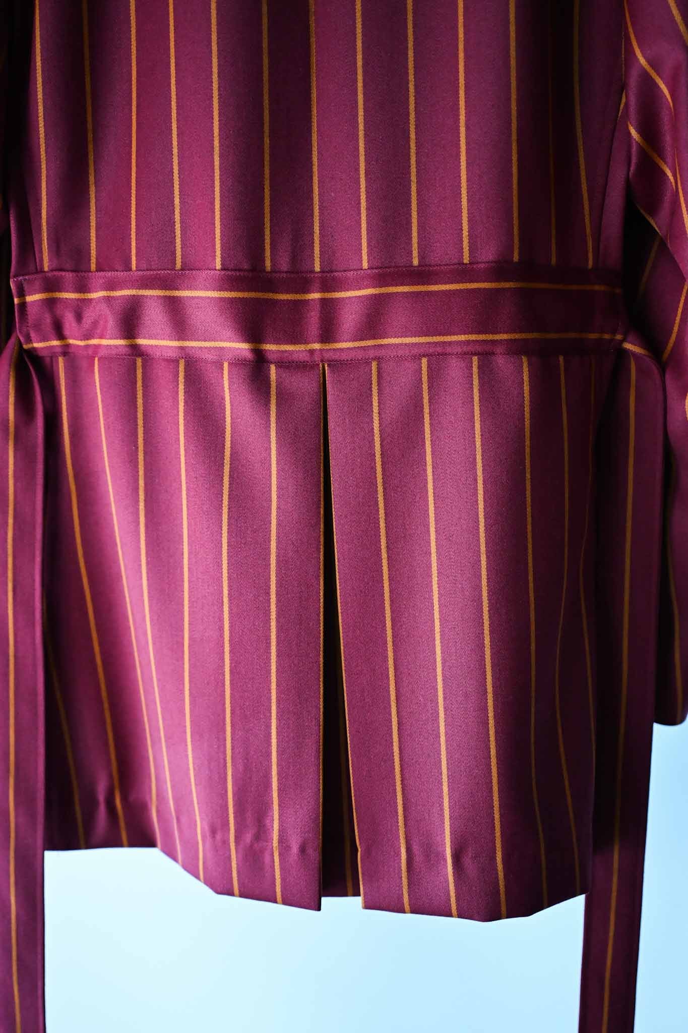 ADJUSTABLE COSTUME  /  20's STYLE REGATTA STRIPE BELTED JACKET    (221217)