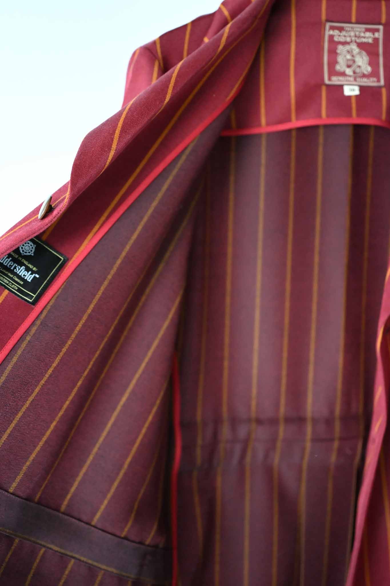 ADJUSTABLE COSTUME  /  20's STYLE REGATTA STRIPE BELTED JACKET    (221217)