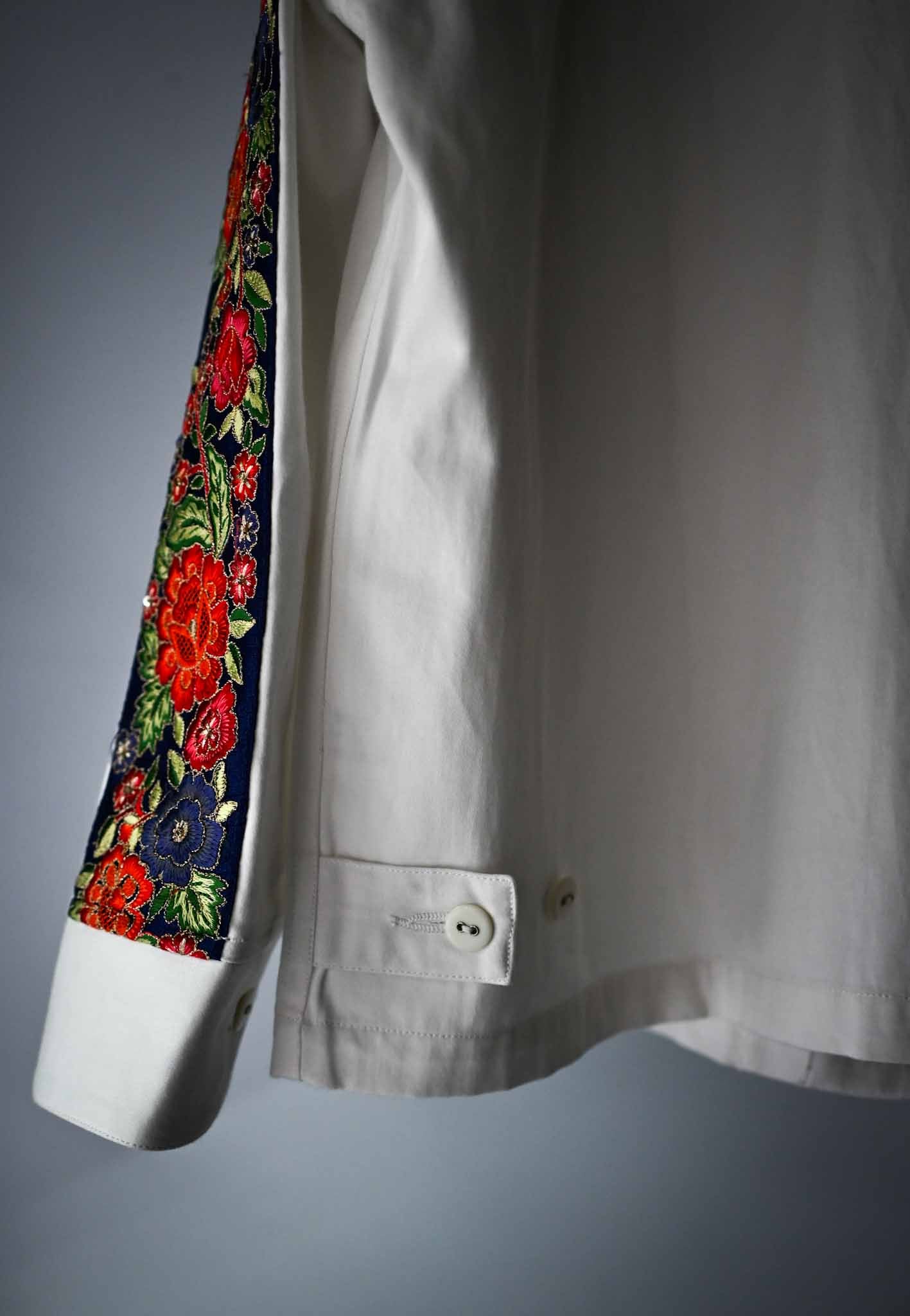PERIOD FEATURES /  Indian Embroidery Tape Harrington Jacket   (221229)