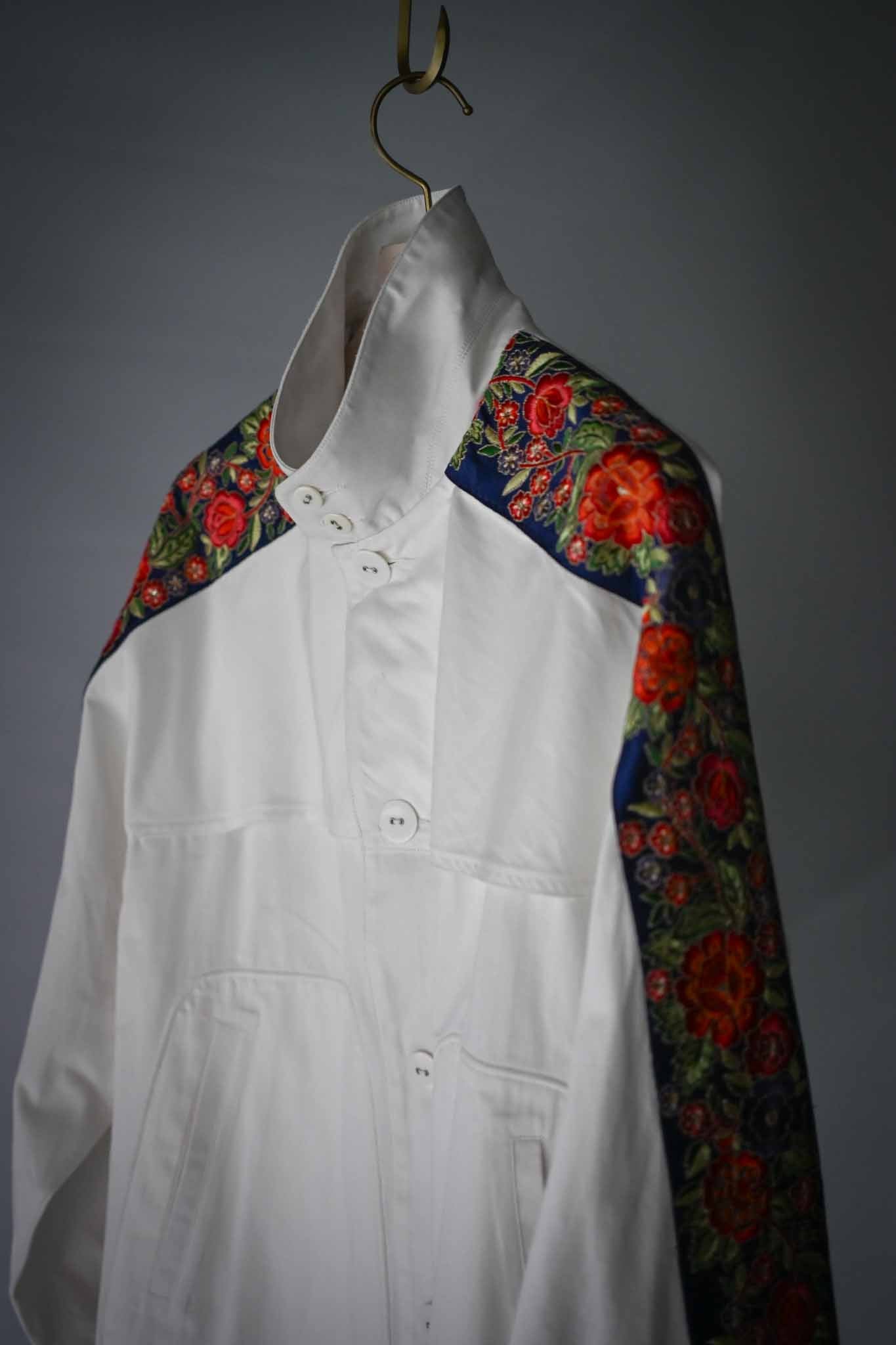 PERIOD FEATURES /  Indian Embroidery Tape Harrington Jacket   (221229)