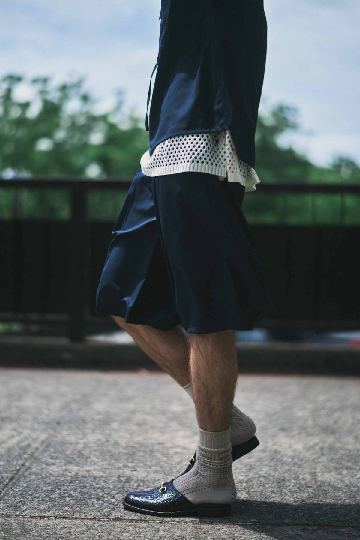 Dress Wide Short Pants /  HAVERSACK×SANTAKU      (221248)