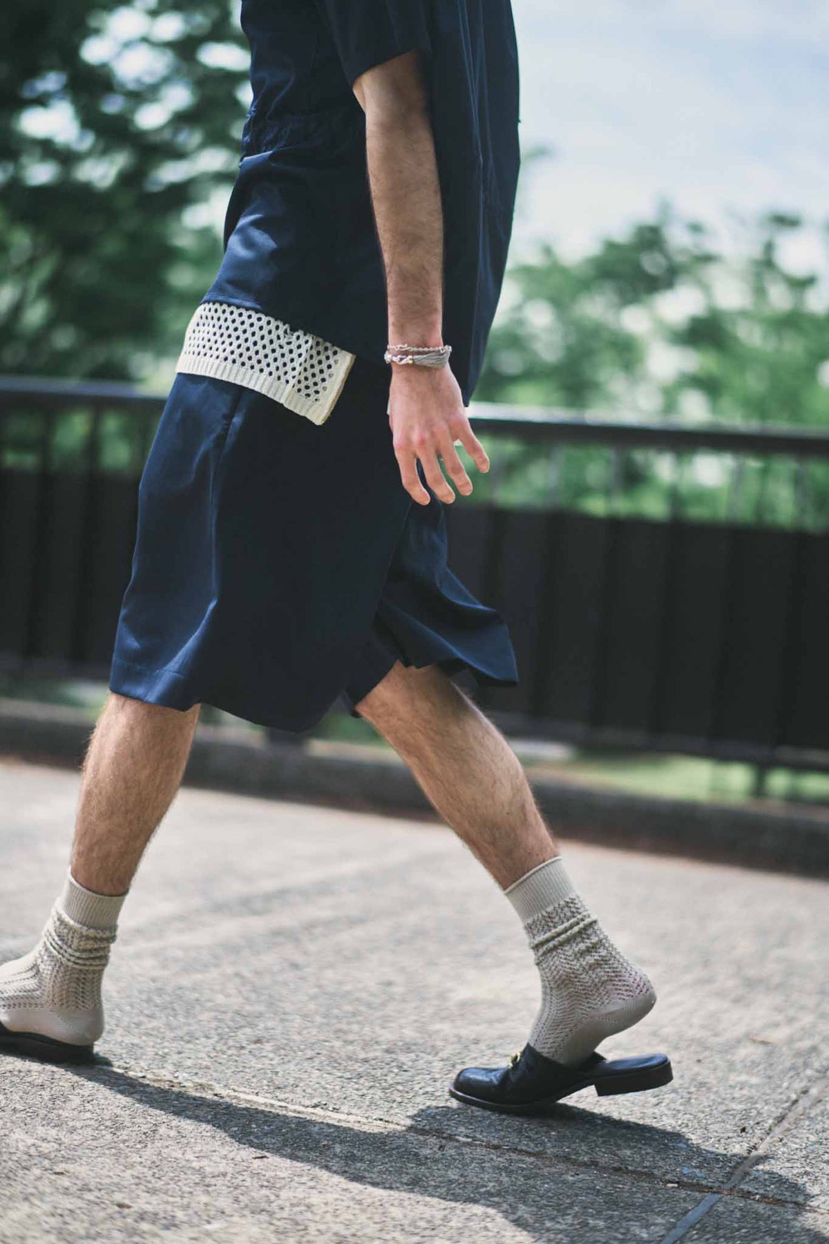 Dress Wide Short Pants /  HAVERSACK×SANTAKU      (221248)