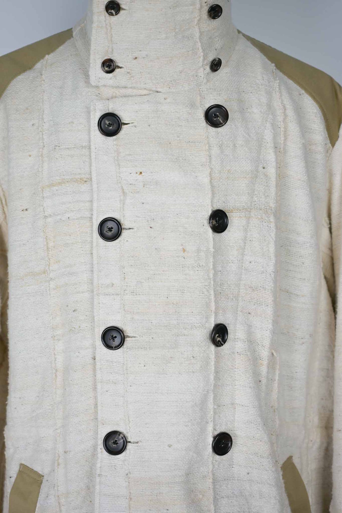 Double Stand collar Coat Burkina Faso Hand Woven Fabric
/ eofm×ARCD