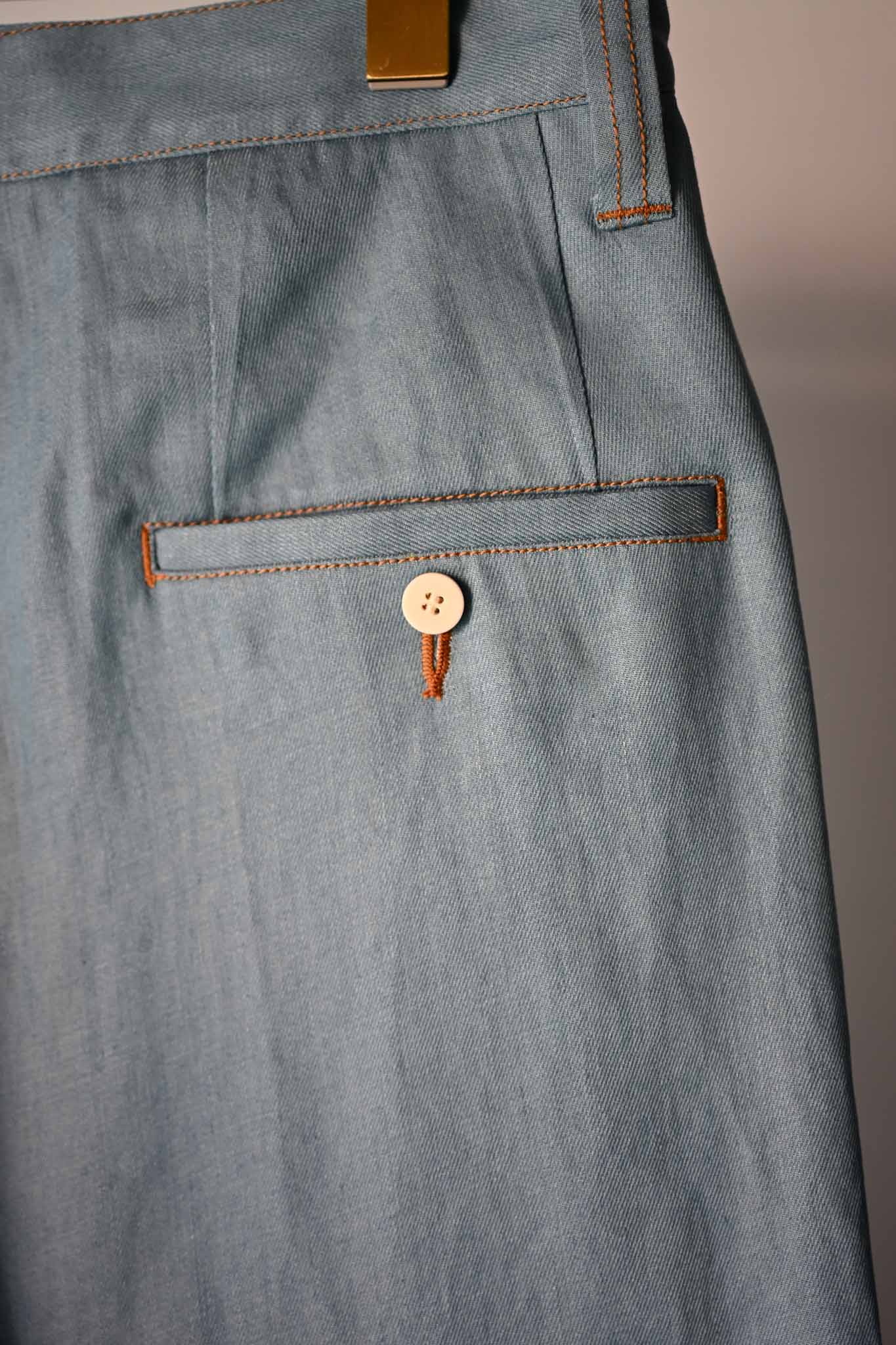 NOBNAGA Paris / Front Denim Baggy Pants　(221197)