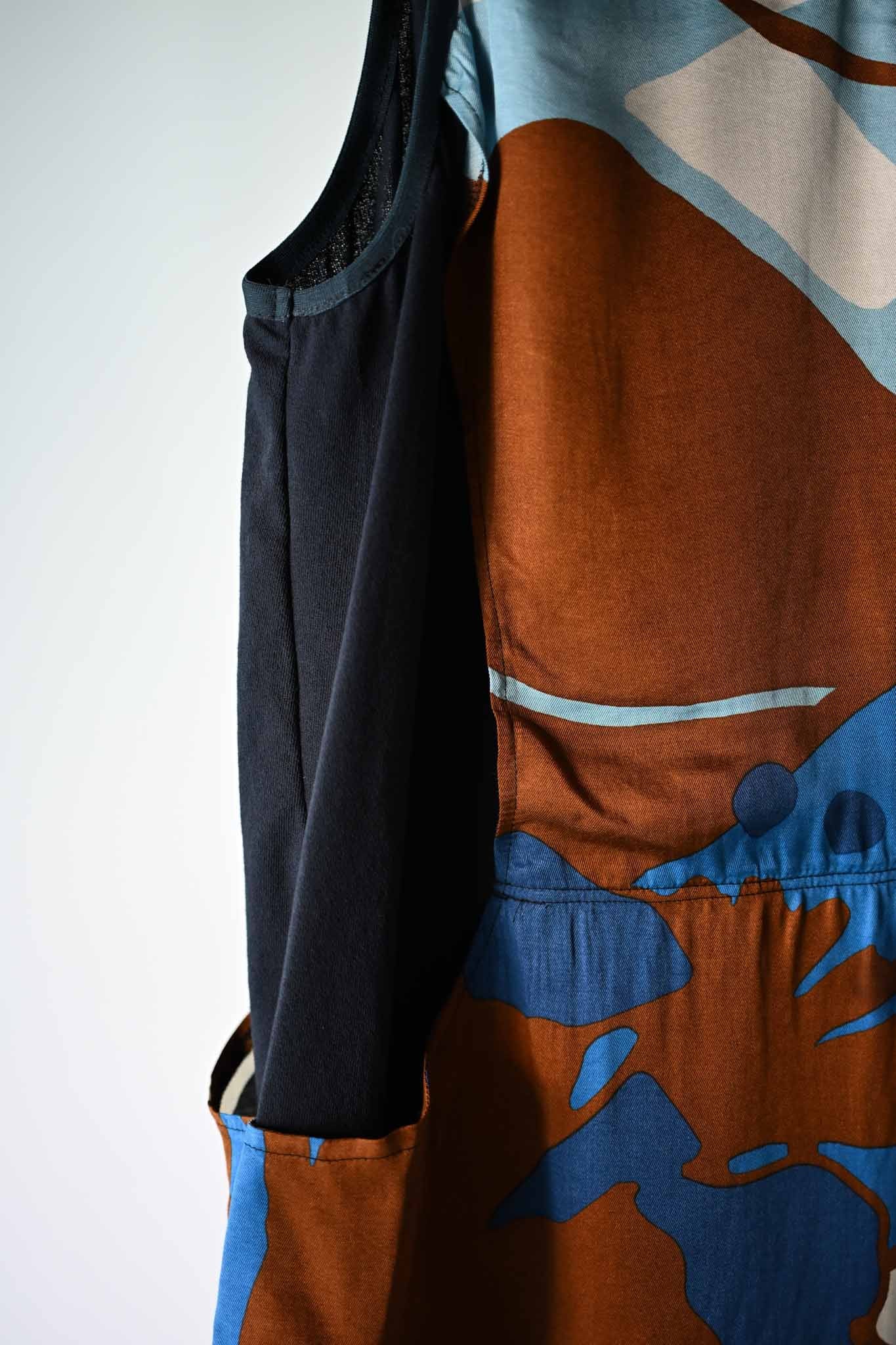 NOBNAGA Paris / Tank top with Contrasting Fabric for the Bodice  (221201)
