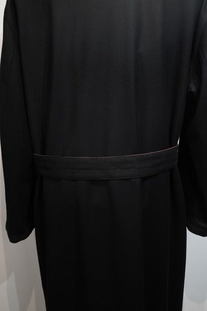 NOBNAGA Paris / ASYMMETRY NO-COLLAR REVERSIBLE COAT
