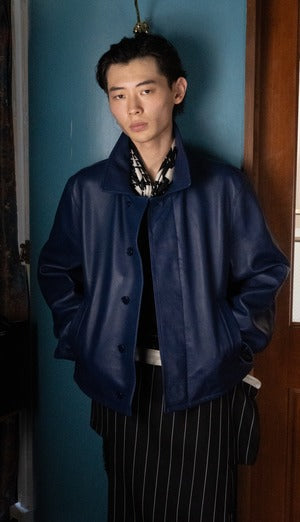 REVERBARATE /  REV-24AW-LJA01 ST LEATHER JACKET