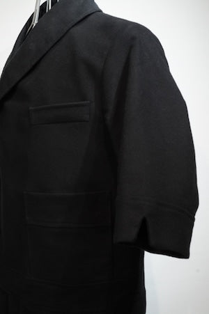 T-MICHAEL / Short-sleeved Moleskin ''KINDERMANN'' Jumpsuit　（220839）