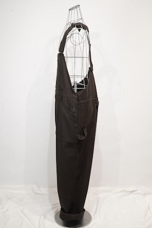 Nigel Cabourn OX'ed Silver / Coal Miner Dungarees B.Cloth All-in-one   (221106)