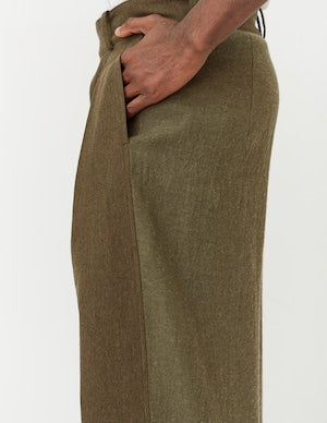NOBNAGA Paris / British Wool GURUKHA BAGGY PANTS   (221074)