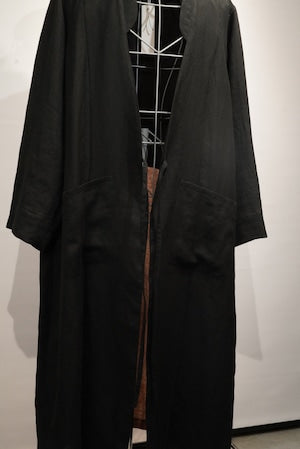 eofm / Linen long length coat   (220971)