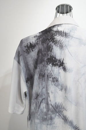 NOBNAGA Paris / OPEN COLLAR HALF SLEEVE SHIRT
