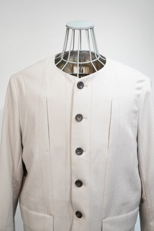 Call / Super 100's No Collar Jacket