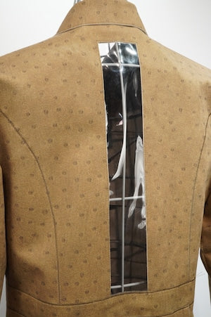 CLASS /  CCES09UNI Ultrasuede Print Bush Jacket