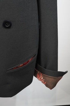 NOBNAGA Paris / Standing Collar Double Breasted Jacket