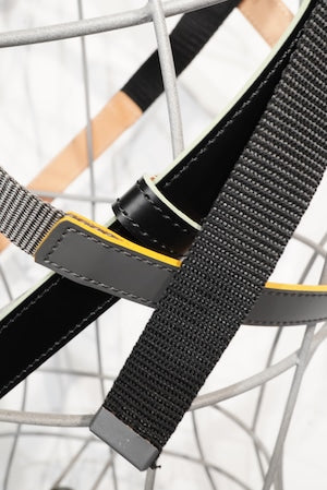 REVERBARATE / REV-25AW-BLT  LEATHER SLIDER BELT  (221061)